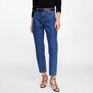 zara premium mom jeans